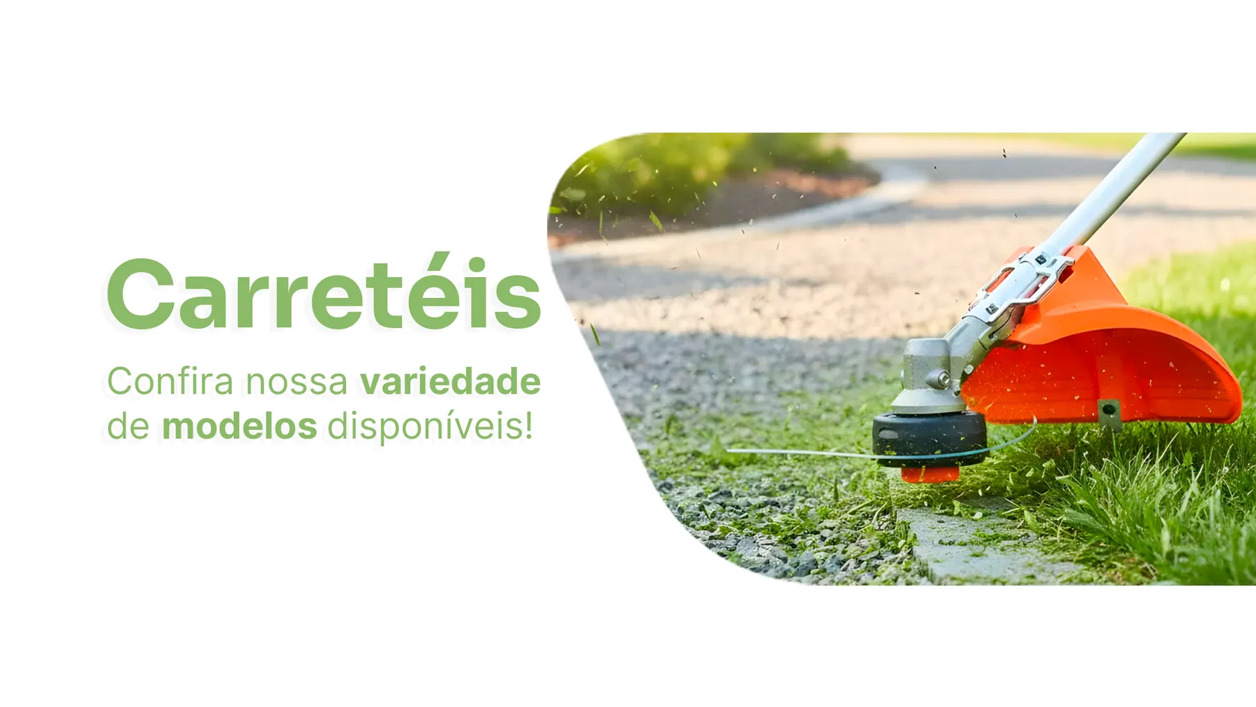 Arte apresentando a Roçadeira Vant Brasil